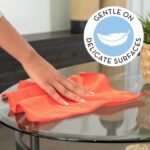 S&T INC. 100 Pack Microfiber Cleaning Cloth, Bulk Towels for Home, Reusable Microfiber Towels for Cars, Cleaning Rags, Assorted, 11.5 Inches x 11.5 Inches, 100 Count