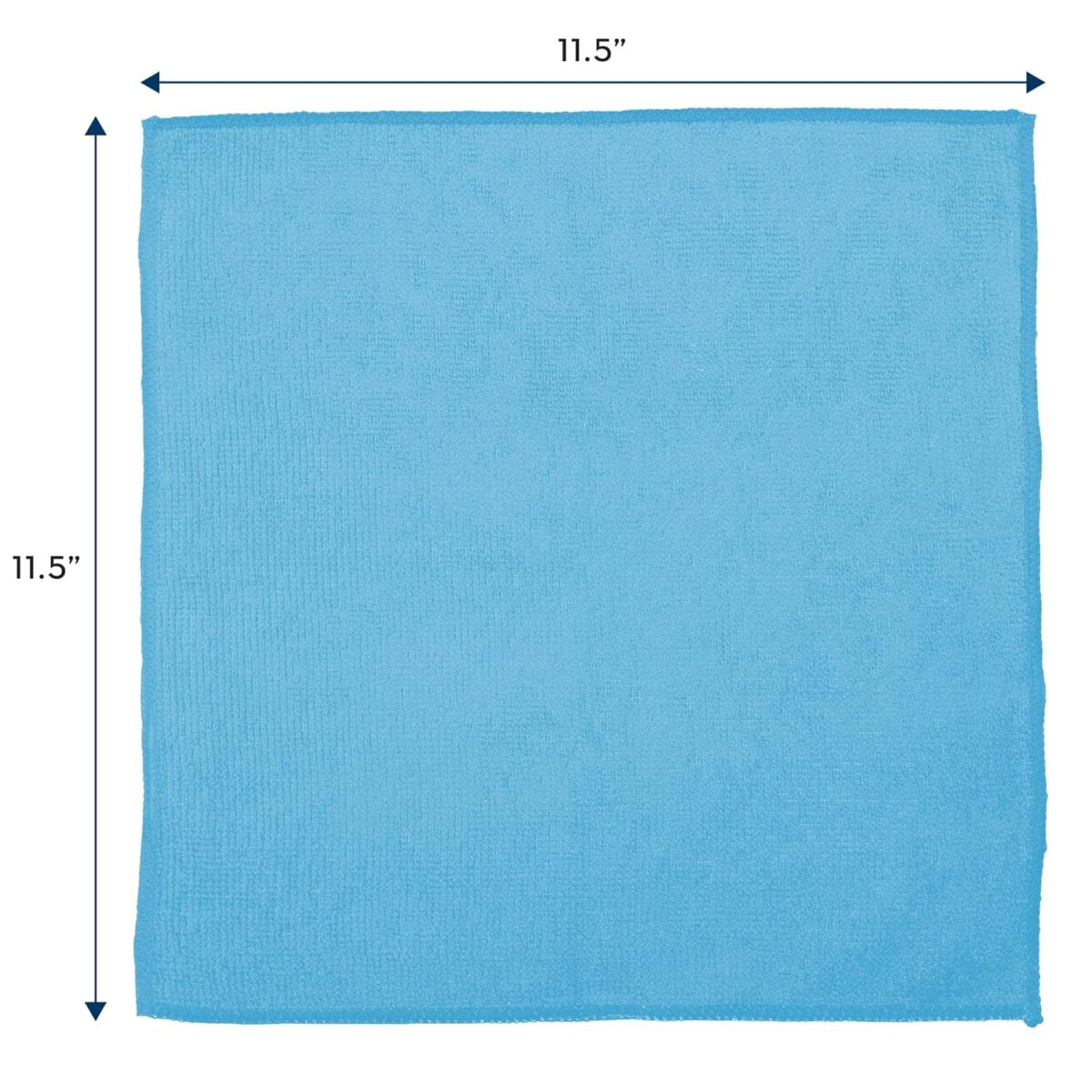 S&T INC. 100 Pack Microfiber Cleaning Cloth, Bulk Towels for Home, Reusable Microfiber Towels for Cars, Cleaning Rags, Assorted, 11.5 Inches x 11.5 Inches, 100 Count