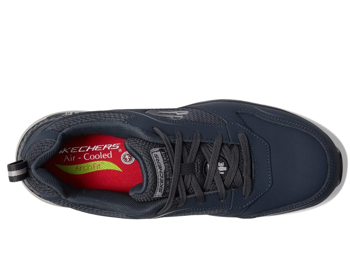 Skechers Men's Lace Up Safety Arch Fit Sr Comp Toe