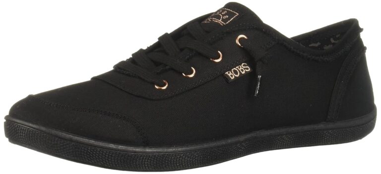 Skechers Women's Bobs B Cute Sneaker – Memory Foam, Flexible Outsole, Lightweight Vegan Shoes