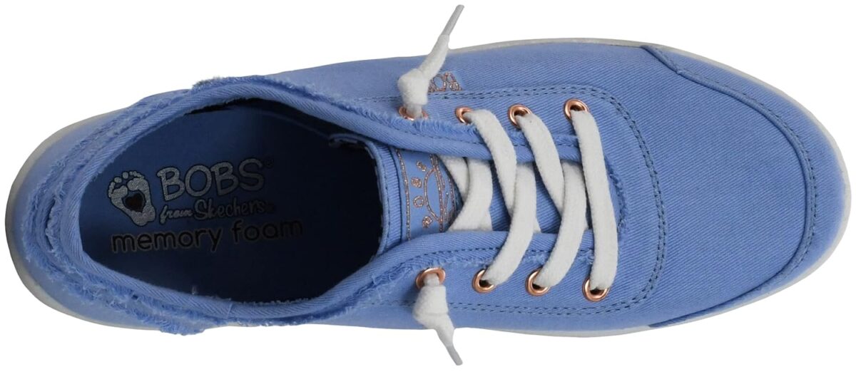 Skechers Women's Bobs B Cute Sneaker – Memory Foam, Flexible Outsole, Lightweight Vegan Shoes