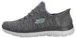 Skechers Women's Summits Hands-Free Slip-Ins – Memory Foam Insole, Heel Pillow, Vegan Materials Sneakers