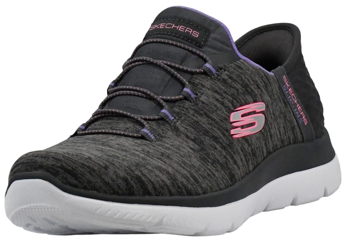 Skechers Women's Summits Hands-Free Slip-Ins – Memory Foam Insole, Heel Pillow, Vegan Materials Sneakers