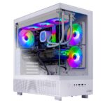 Skytech Azure Gaming PC Desktop, Ryzen 7 9700X 3.8 GHz (5.5GHz Turbo Boost), NVIDIA RTX 4060 8GB GDDR6, 1TB SSD, 16GB DDR5 RAM 6000, 650W Gold PSU, 360mm ARGB AIO, Wi-Fi, Win 11...