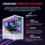 Skytech Azure Gaming PC Desktop, Ryzen 7 9700X 3.8 GHz (5.5GHz Turbo Boost), NVIDIA RTX 4060 8GB GDDR6, 1TB SSD, 16GB DDR5 RAM 6000, 650W Gold PSU, 360mm ARGB AIO, Wi-Fi, Win 11...