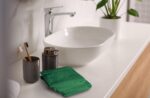 Softolle 100% Cotton Ring Spun Wash Cloths – Bulk Pack of Washcloths – 12x12 Inches – Wash Cloth for Face, Highly Absorbent, Soft and Face Towels (Dark Green, 24 Pack)