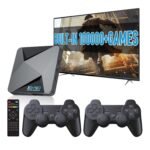 Super Console X2 Pro Retro Game Console Pre-Built-in 100000+Games, Retro Game Console with 65+ emulators,EmuELEC 4.5/Android 9.0，4K UHD Display