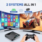 Super Console X2 Pro Retro Game Console Pre-Built-in 100000+Games, Retro Game Console with 65+ emulators,EmuELEC 4.5/Android 9.0，4K UHD Display