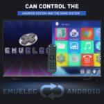 Super Console X2 Pro Retro Game Console Pre-Built-in 100000+Games, Retro Game Console with 65+ emulators,EmuELEC 4.5/Android 9.0，4K UHD Display