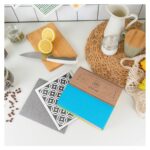 SUPERSCANDI 6 Pack Swedish Dishcloths for Kitchen - 100% Biodegradable & Compostable Reusable Paper Towels Washable, Food-Safe & Without Plastic - Dish Rags Suitable for Any...