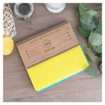 SUPERSCANDI 6 Pack Swedish Dishcloths for Kitchen - 100% Biodegradable & Compostable Reusable Paper Towels Washable, Food-Safe & Without Plastic - Dish Rags Suitable for Any...