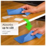 SUPERSCANDI 6 Pack Swedish Dishcloths for Kitchen - 100% Biodegradable & Compostable Reusable Paper Towels Washable, Food-Safe & Without Plastic - Dish Rags Suitable for Any...