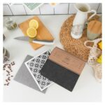 SUPERSCANDI 6 Pack Swedish Dishcloths for Kitchen - 100% Biodegradable & Compostable Reusable Paper Towels Washable, Food-Safe & Without Plastic - Dish Rags Suitable for Any...