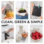SUPERSCANDI 6 Pack Swedish Dishcloths for Kitchen - 100% Biodegradable & Compostable Reusable Paper Towels Washable, Food-Safe & Without Plastic - Dish Rags Suitable for Any...