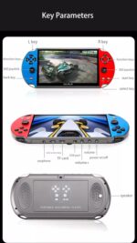 TCDSTAR Original factory 16GB Retro Handheld Games Player x 12 plus 10000games Portab 7 Inch e-book MP5 Video Game Consoles Birthday Gift for kids Adults