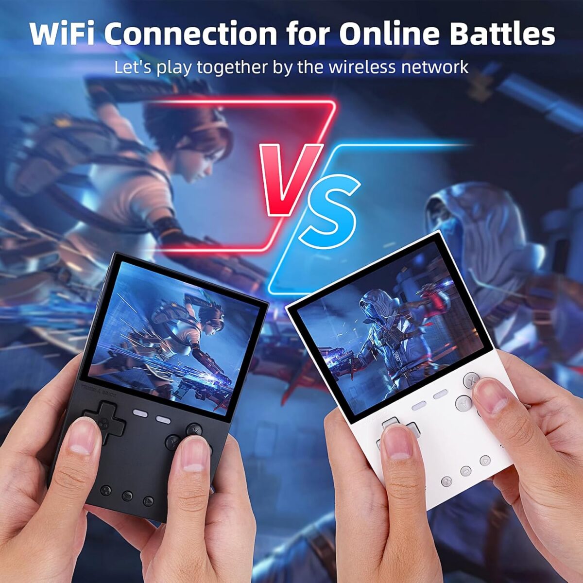 Trimui Brick Retro Handheld Game Console, Mini Video Gaming Console, 3.2'' Retro Gaming Console with IPS Screen, 64G TF Card, Multiple Classic Games Emulators, 3000mAh Battery,...