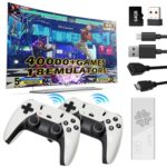 Upgraded Model Wireless Retro Game Stick,Retro Video Game Console,9 emulators, (64G),with Over 40000 Built-in Electronic Games,4K HDMI Output,Dual 2.4G Wireless Control Plug and...