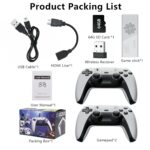 Upgraded Model Wireless Retro Game Stick,Retro Video Game Console,9 emulators, (64G),with Over 40000 Built-in Electronic Games,4K HDMI Output,Dual 2.4G Wireless Control Plug and...