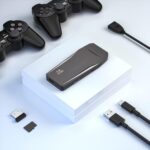 Wireless Retro Game Console Stick Built-in 20000+ Classic Games, 4K HDMI Output Nostalgia Plug & Play Retro Video Gaming Stick with 18 Emulators and Dual 2.4G Wireless...
