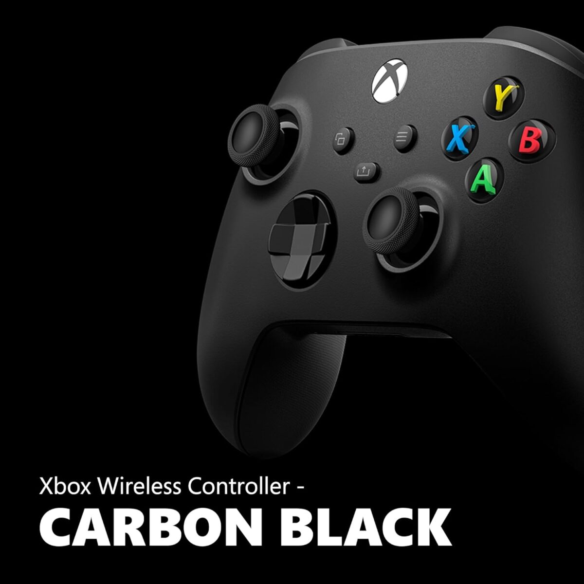 Xbox Wireless Gaming Controller (2025) – Carbon Black – Play on Xbox, Windows, Android, iOS, FireTV Sticks, Smart TVs, VR Headsets
