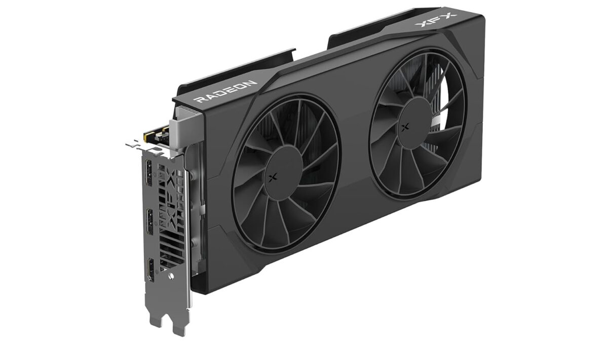XFX Swift AMD Radeon RX 9060 XT OC Gaming Edition with 8GB GDDR6 HDMI 2xDP, AMD RDNA 4 RX 9060XT RX-96TSW8GBA