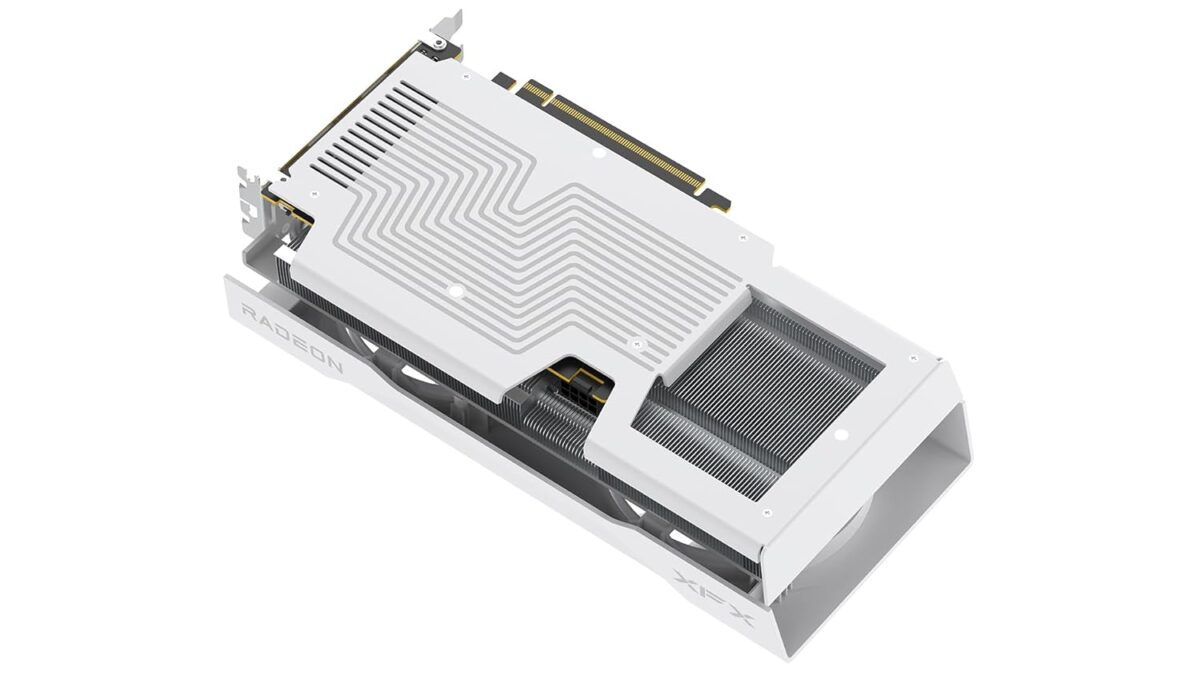 XFX Swift AMD Radeon RX 9060 XT OC White Gaming Edition with 8GB GDDR6 HDMI 2xDP, AMD RDNA 4 RX 9060XT RX-96TSW8GWQ