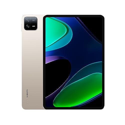 Xiaomi Pad 6 WiFi Version 11 inches Global 144Hz 8840mAh Bluetooth 5.2 Four Speakers Dolby Atmos 13 Mp Camera (128GB + 6GB, Champagne)