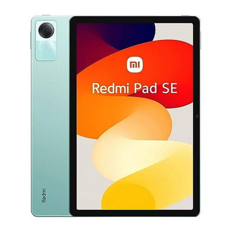 Xiaomi Redmi Pad SE Only WiFi 11" Octa Core 4 Speakers Global ROM Dolby Atmos 8000mAh Bluetooth 5.3 8MP (Mint Green, 128GB + 4GB)