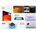 Xiaomi Redmi Pad SE WiFi 11" Tablet Octa Core, 8000mAh, 8MP (Lavender Purple Global ROM, 128GB+4GB)