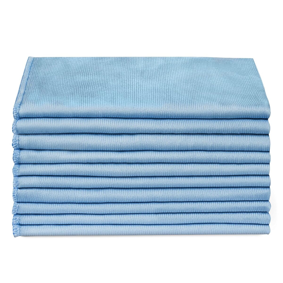 Zflow Microfiber Glass Cleaning Cloths - 8 Pack (16 x 16) - Streak Free - Lint Free - Quickly Clean Windows, Windshields, Mirrors, and Stainless Steel