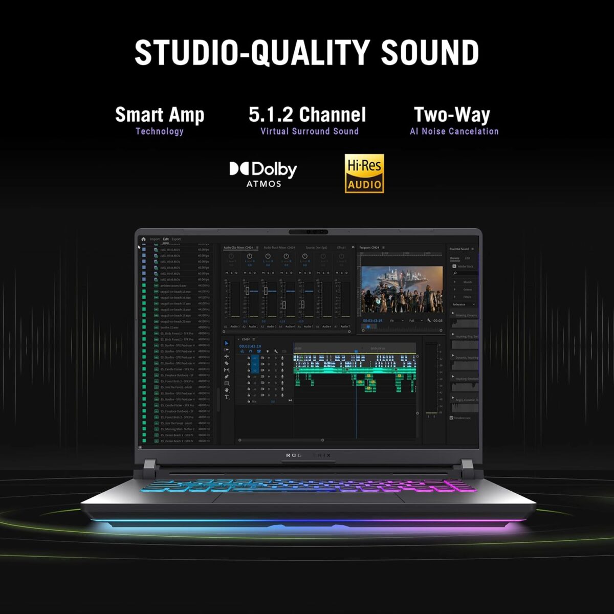 ASUS ROG Strix G16 (2025) Gaming Laptop, 16” FHD+ 16:10 165Hz/3ms Display, NVIDIA® GeForce RTX™ 5060 Laptop GPU, Intel® Core™ i7 Processor 14650HX, 16GB DDR5, 1TB Gen 4 SSD,...