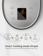 CUCKOO Rice Cooker 3 Cup Uncooked / 6 Cup Cooked, Modern Fuzzy Logic Rice Cooker Small with Delay Timer & Keep Warm Setting, Versatile Food Steamer for Cooking, Non-Stick Inner...