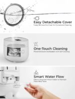 CUCKOO Rice Cooker 3 Cup Uncooked / 6 Cup Cooked, Modern Fuzzy Logic Rice Cooker Small with Delay Timer & Keep Warm Setting, Versatile Food Steamer for Cooking, Non-Stick Inner...