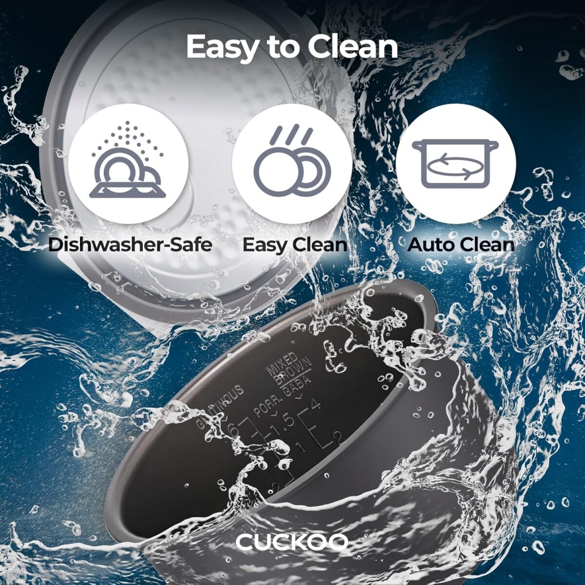 CUCKOO Rice Cooker 3 Cup Uncooked / 6 Cup Cooked, Modern Fuzzy Logic Rice Cooker Small with Delay Timer & Keep Warm Setting, Versatile Food Steamer for Cooking, Non-Stick Inner...