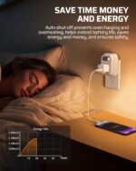 DEWENWILS Indoor Countdown Timer Outlet, 15/30/45/60min Settings, Auto Shut Off Safety Outlet for Curling Iron, Steam Iron, Cell Phone, 125V/15A/1000W, Grounded, 3 Prong, 1/3 HP