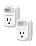 DEWENWILS Indoor Countdown Timer Outlet, 15/30/45/60min Settings, Auto Shut Off Safety Outlet for Curling Iron, Steam Iron, Cell Phone, 125V/15A/1000W, Grounded, 3 Prong, 1/3 HP