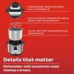 Instant Pot Duo 7-in-1 Mini Electric Pressure Cooker, Slow Rice Cooker, Steamer, Sauté, Yogurt Maker, Warmer & Sterilizer, Includes Free App with over 1900 Recipes, Stainless...