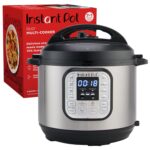 Instant Pot Duo 7-in-1 Mini Electric Pressure Cooker, Slow Rice Cooker, Steamer, Sauté, Yogurt Maker, Warmer & Sterilizer, Includes Free App with over 1900 Recipes, Stainless...