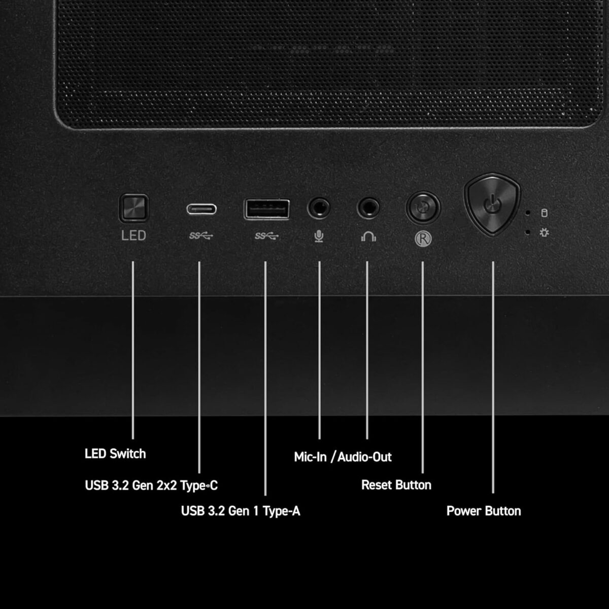 MSI Codex Z2 Gaming Desktop: AMD R7-8700F, GeForce RTX 5070, 32GB DDR5, 2TB m.2 NVMe SSD, USB Type-C, VR-Ready, Windows 11 Home : A8NVP-436US