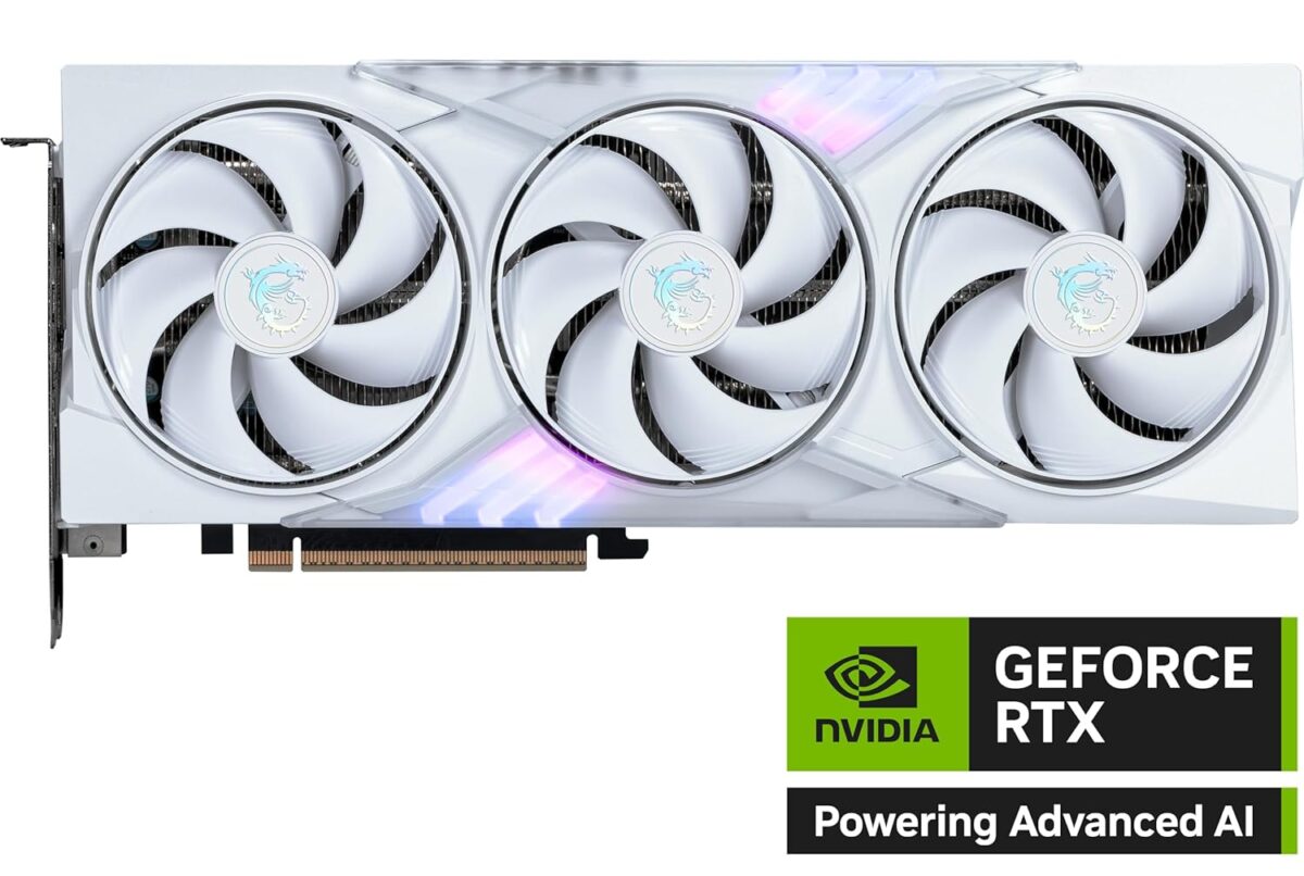 MSI Gaming RTX 5060 Ti 16G Gaming Trio OC White Graphics Card (16GB GDDR7, 128-bit, Extreme Performance: TBA MHz, DisplayPort x 3 2.1a, HDMI 2.1b, NVIDIA Blackwell Architecture)