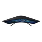 Samsung 32" Odyssey G55C Series QHD 1000R Curved Gaming Monitor, 1ms(MPRT), HDR10, 165Hz, AMD Radeon FreeSync, Eye Care, Glare Free, Sharp Resolution LS32CG550ENXZA