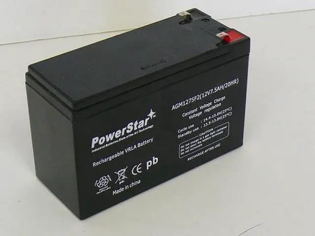 12V 7.5AH SLA Battery DJW12-7.2 T2, DJW 12-7.2 Replaces 12V 7ah or 12V 8ah