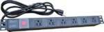 15U Server Cabinet Networking Rack 35-inch Depth Standing Enclosed Locking Network Enclosure on Wheels - POWERSTRIP - CASTERS - SHELF - DUST-PROOF