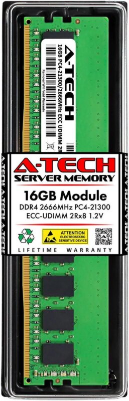 16GB RAM Replacement for Kingston KSM26ED8/16HD, KSM26ED8/16MR, KTD-PE426E/16G, KTH-PL426E/16G, KTL-TS426E/16G | DDR4 2666MHz PC4-21300 ECC UDIMM 2Rx8