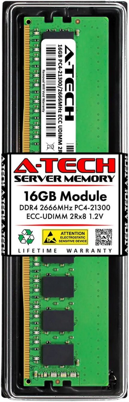16GB RAM Replacement for Kingston KSM26ED8/16HD, KSM26ED8/16MR, KTD-PE426E/16G, KTH-PL426E/16G, KTL-TS426E/16G | DDR4 2666MHz PC4-21300 ECC UDIMM 2Rx8