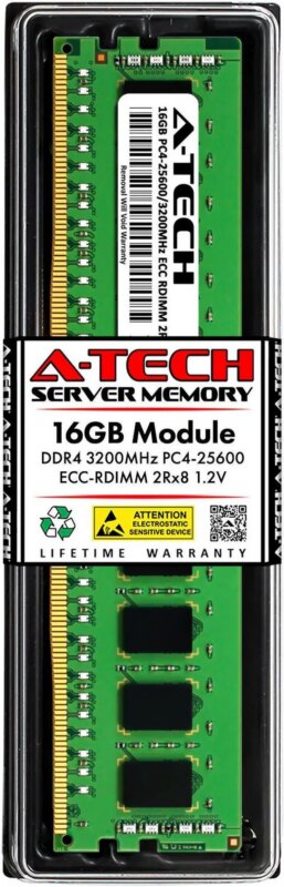 16GB RAM Replacement for Kingston KSM32RD8/16HDR | DDR4 3200MHz PC4-25600 ECC RDIMM 2Rx8 Server Memory