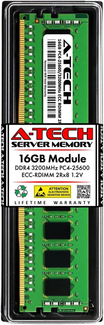16GB RAM Replacement for Kingston KSM32RD8/16HDR | DDR4 3200MHz PC4-25600 ECC RDIMM 2Rx8 Server Memory