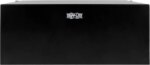 4U drawer mounts in EIA-standard 19 in. 2-post rack to store tools, notes, cables, computer discs and other essential rack equipment accessories up to
