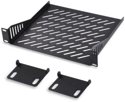 52Pi 1U Rack Shelf, 10 inch Rack Accessories for DeskPi Rackmate T0/T1 Server Cabinets
