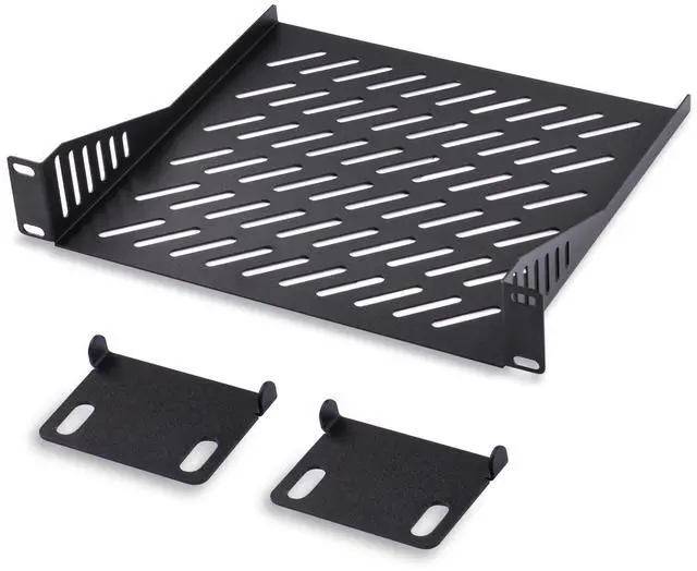52Pi 1U Rack Shelf, 10 inch Rack Accessories for DeskPi Rackmate T0/T1 Server Cabinets